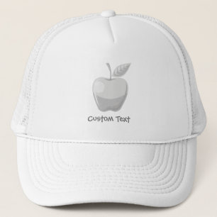 Apple Silver Trucker Hat
