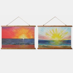 Apple skin sky & Starburst  Hanging Tapestry