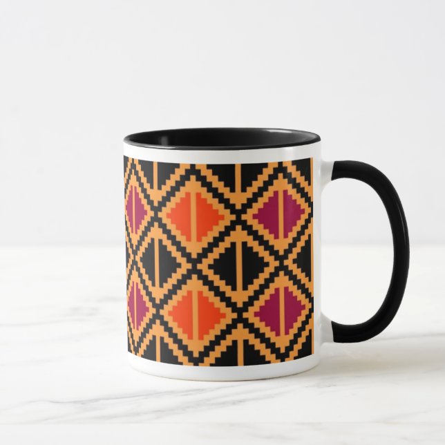 "Apple Slice" mug - orange (Right)