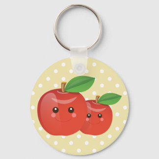 Apple Smiles Keychain