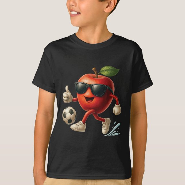 Apple Soccer  T-Shirt (Front)