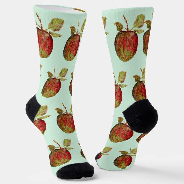 Apple Socks (Angled)
