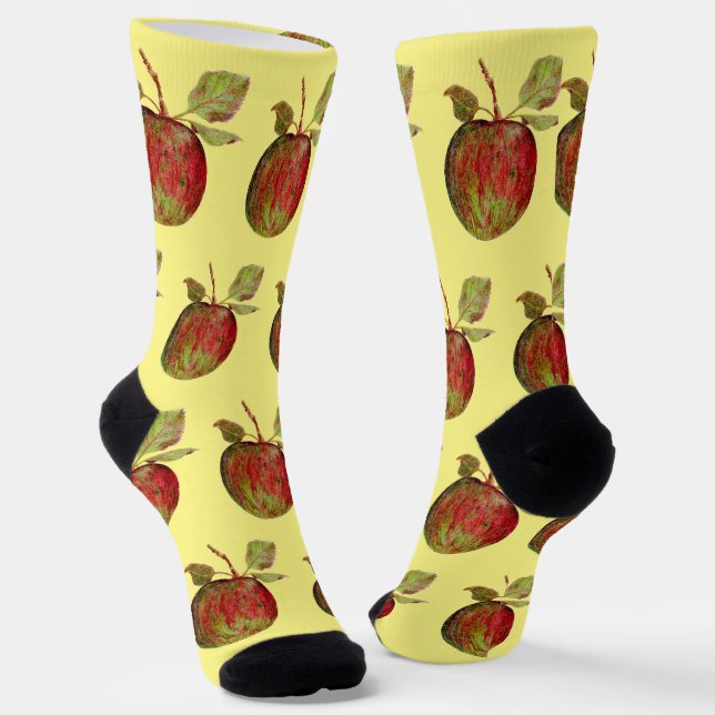 Apple Socks (Angled)