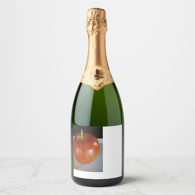 Apple Solo Sparkling Wine Label (Front)