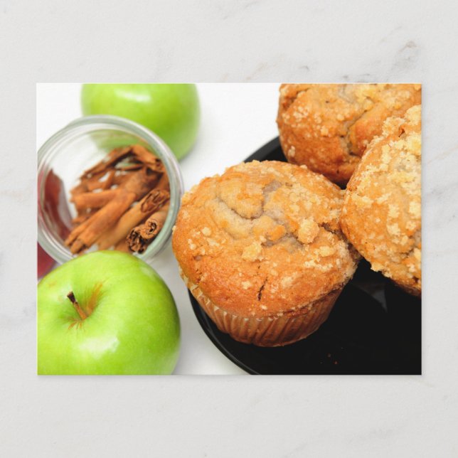 Apple Spice Muffins Postcard (Front)