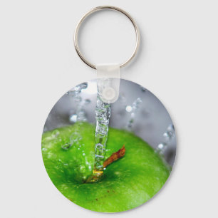 Apple Splash Keychain
