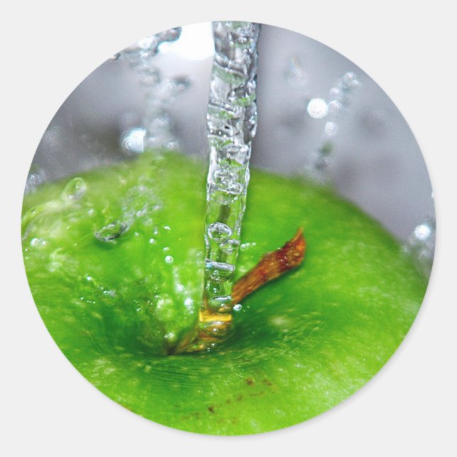 Apple Splash Sticker (Front)