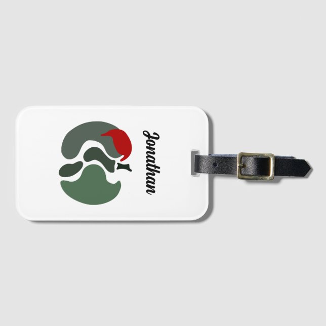 Apple Splitting Luggage Tag (Front Horizontal)