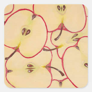 Apple  square sticker