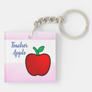 Apple Teacher Key Ring