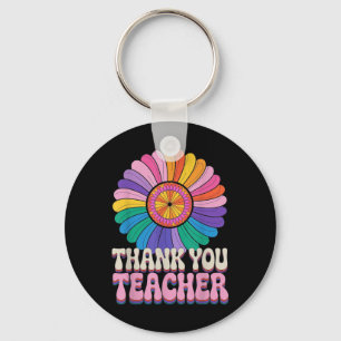 Apple Thank You Teachers Teacher Motivational Appr Key Ring