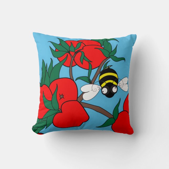 Apple Throw Pillow (Front)