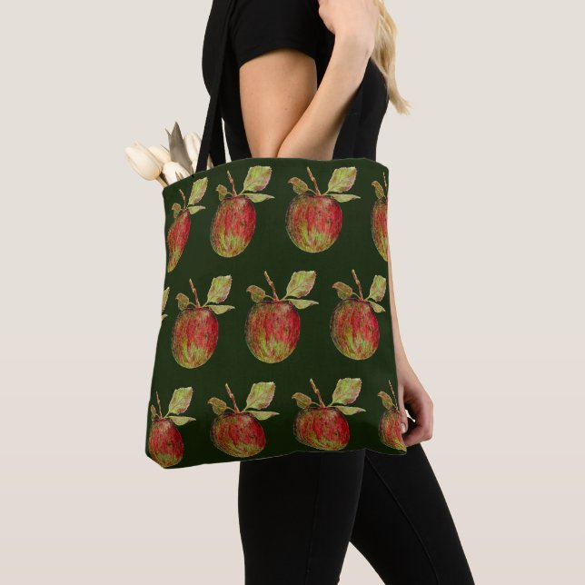 Apple Tote Bag (Close Up)