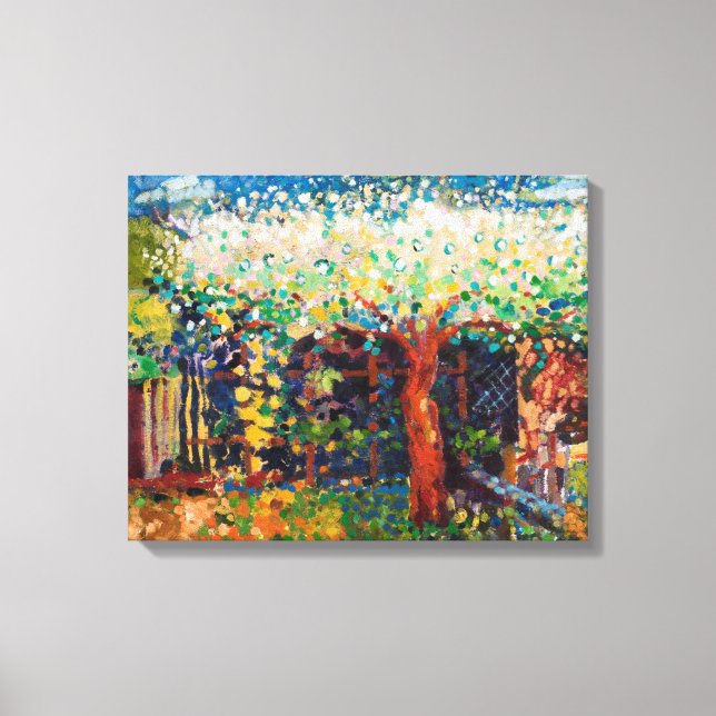 Apple Tree Blossom Canvas Print (Front)