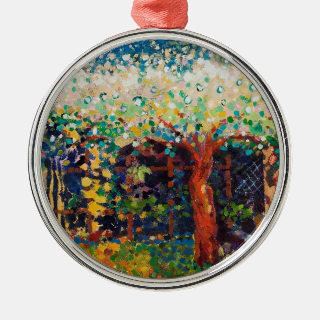 Apple Tree Blossom Metal Tree Decoration (Front)