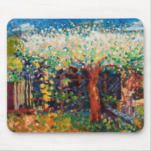 Apple Tree Blossom Mouse Pad