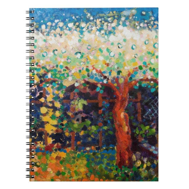 Apple Tree Blossom Spiral Notebook (Front)