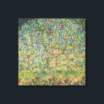 Apple Tree by Gustav Klimt, Vintage Art Nouveau Canvas Print<br><div class="desc">Apple Tree (1912) by Gustav Klimt is a vintage Victorian Era Symbolism fine art painting. A nature scene with an apple tree in an orchard on a farm with ripe fruit and apple blossoms. The floral garden is in full bloom with spring flowers. About the artist: Gustav Klimt (1862-1918) was...</div>