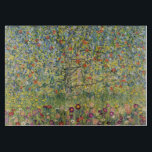 Apple Tree by Gustav Klimt, Vintage Art Nouveau Cutting Board<br><div class="desc">Apple Tree (1912) by Gustav Klimt is a vintage Victorian Era Symbolism fine art painting. A nature scene with an apple tree in an orchard on a farm with ripe fruit and apple blossoms. The floral garden is in full bloom with spring flowers. About the artist: Gustav Klimt (1862-1918) was...</div>