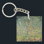 Apple Tree by Gustav Klimt, Vintage Art Nouveau Key Ring<br><div class="desc">Apple Tree (1912) by Gustav Klimt is a vintage Victorian Era Symbolism fine art painting. A nature scene with an apple tree in an orchard on a farm with ripe fruit and apple blossoms. The floral garden is in full bloom with spring flowers. About the artist: Gustav Klimt (1862-1918) was...</div>