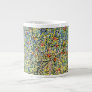 Apple Tree by Gustav Klimt, Vintage Art Nouveau Large Coffee Mug