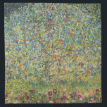 Apple Tree by Gustav Klimt, Vintage Art Nouveau Napkin<br><div class="desc">Apple Tree (1912) by Gustav Klimt is a vintage Victorian Era Symbolism fine art painting. A nature scene with an apple tree in an orchard on a farm with ripe fruit and apple blossoms. The floral garden is in full bloom with spring flowers. About the artist: Gustav Klimt (1862-1918) was...</div>