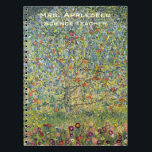 Apple Tree by Gustav Klimt, Vintage Art Nouveau Notebook<br><div class="desc">Apple Tree (1912) by Gustav Klimt is a vintage Victorian Era Symbolism fine art painting. A nature scene with an apple tree in an orchard on a farm with ripe fruit and apple blossoms. The floral garden is in full bloom with spring flowers. About the artist: Gustav Klimt (1862-1918) was...</div>
