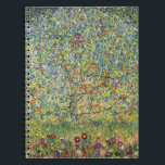 Apple Tree by Gustav Klimt, Vintage Art Nouveau Notebook<br><div class="desc">Apple Tree (1912) by Gustav Klimt is a vintage Victorian Era Symbolism fine art painting. A nature scene with an apple tree in an orchard on a farm with ripe fruit and apple blossoms. The floral garden is in full bloom with spring flowers. About the artist: Gustav Klimt (1862-1918) was...</div>
