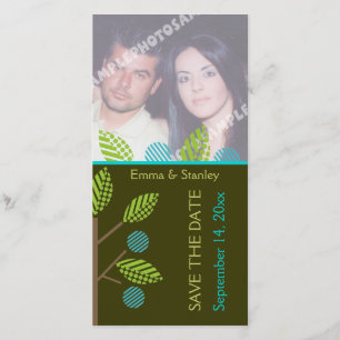 Apple tree fall wedding Save the Date photo card