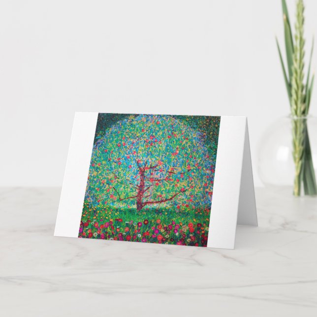 Apple Tree, Gustav Klimt Card (Front)