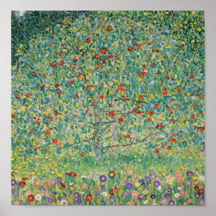 Apple Tree Gustav Klimt Poster