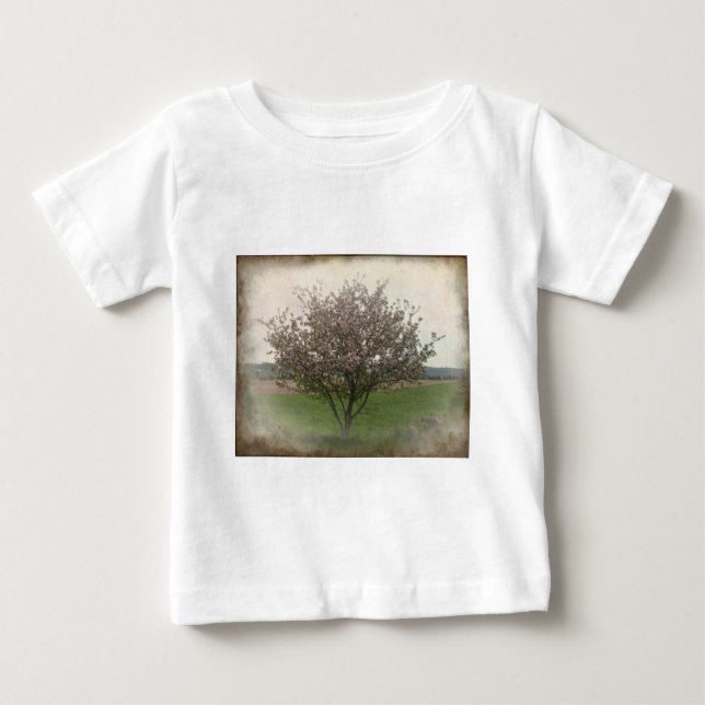 Apple Tree in Bloom Baby T-Shirt (Front)