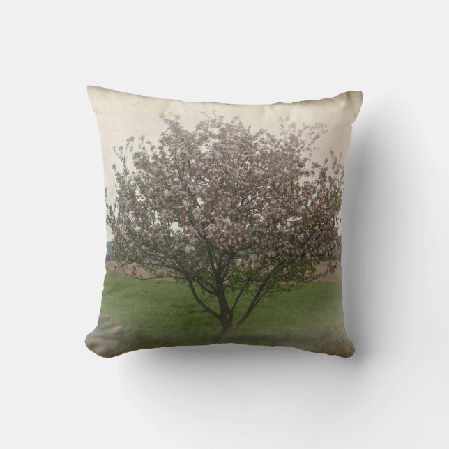 Apple Tree in Bloom Cushion (Front)