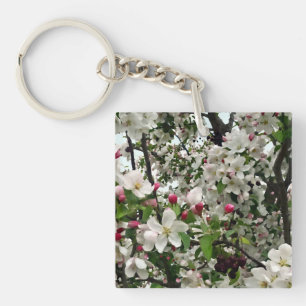 Apple Tree In Bloom Key Ring