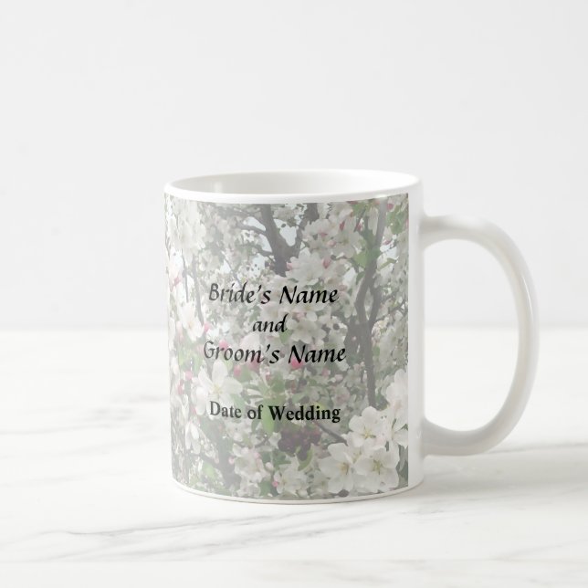 Apple Tree In Bloom Wedding Products Coffee Mug (Right)