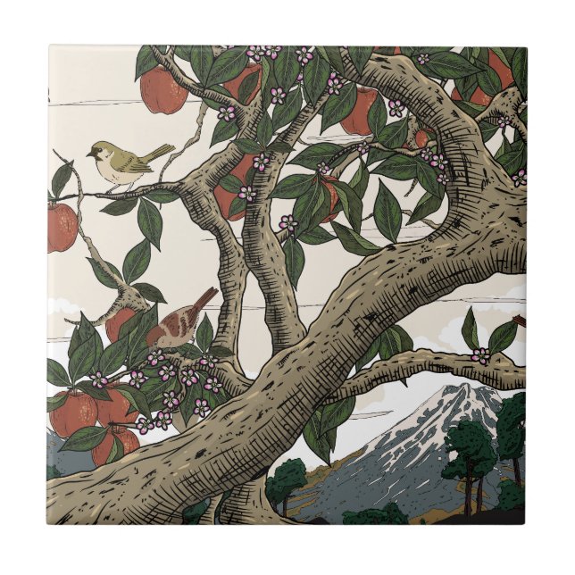 Apple Tree Landscape Tile (Front)