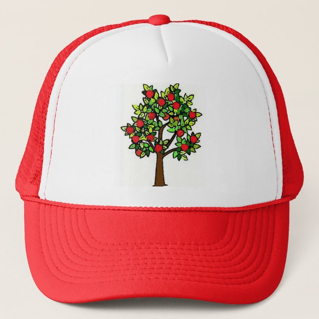 Apple Tree Trucker Hat (Front)