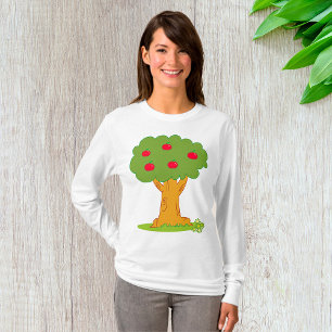 Apple Tree Whimsical Red Apples T-Shirt