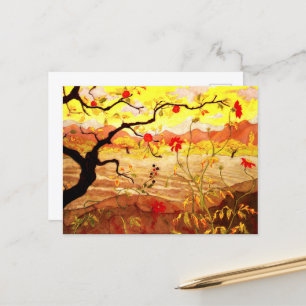 Apple Tree with Red Fruit by Paul Ranson Postcard
