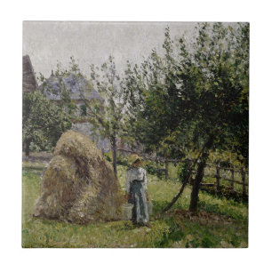 Apple Trees in Eragny   Sunny Morning Tile