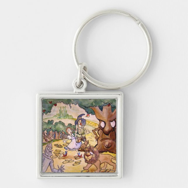 Apple Trees Key Ring (Front)