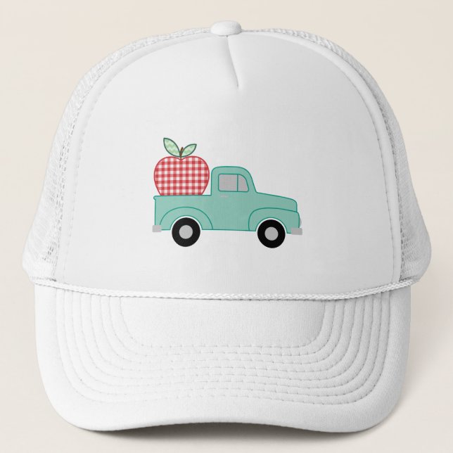 Apple Truck Trucker Hat (Front)