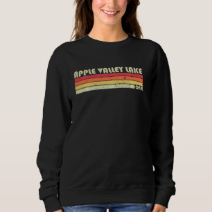 Apple Valley Lake Ohio Funny Fishing Camping Summe Sweatshirt