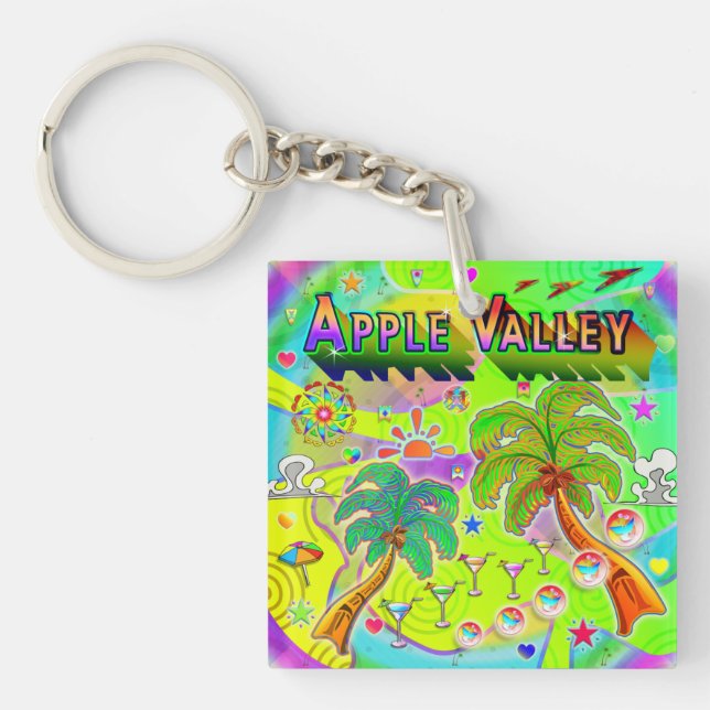 Apple Valley Mind Focus Keychain (Front)