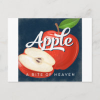 Apple Vintage Fruit Label Retro
