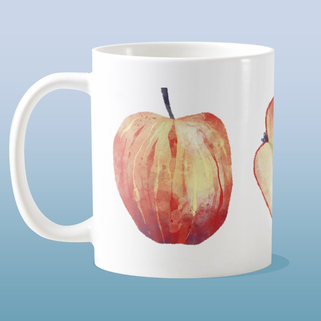 Apple Watercolor Coffee Mug (Creator Uploaded)