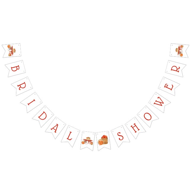 Apple-y Ever After!  Bridal Shower Decorations Bunting (All)