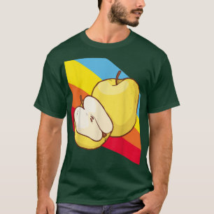 Apple yellow Fruit Food Vegan Vegetarian T-Shirt