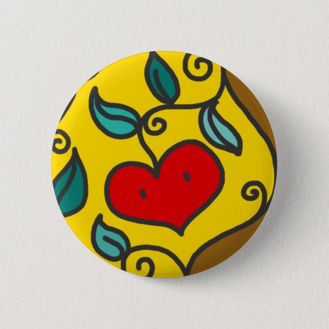 Appleheart Button (Front)