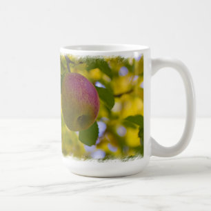 Apples 2 on white coffee mug